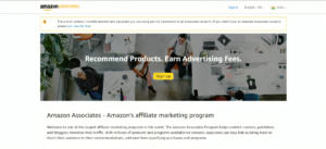 Amazon affiliate marketing program